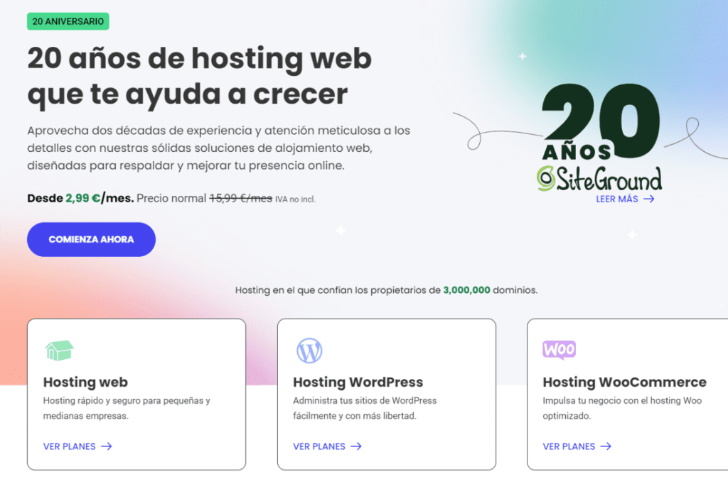 opiniones siteground